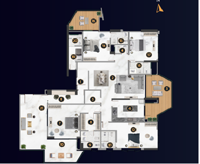 Signature 4 bed floor plan